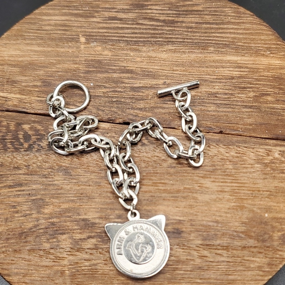 Kitty cat‎ charm bracelet B3215